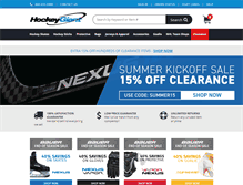 Tablet Screenshot of hockeygiant.com
